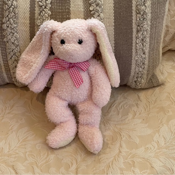 Mary Meyer Pink Plush Bunny Rabbit vinyl - Picture 2 of 9